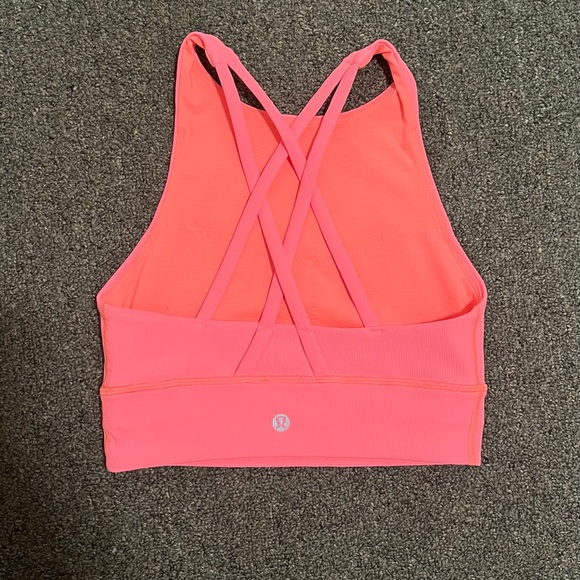 NWOT Lululemon Energy Bra High Neck Long Line Ribbed Bra - Picture 5 of 6